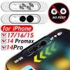 Webcam Lens Cover for IPhone 17/16/15/14 Pro Max Dual - Slide Design Anti-hacker Shutter Privacy Protection Shield Anti-peep 4