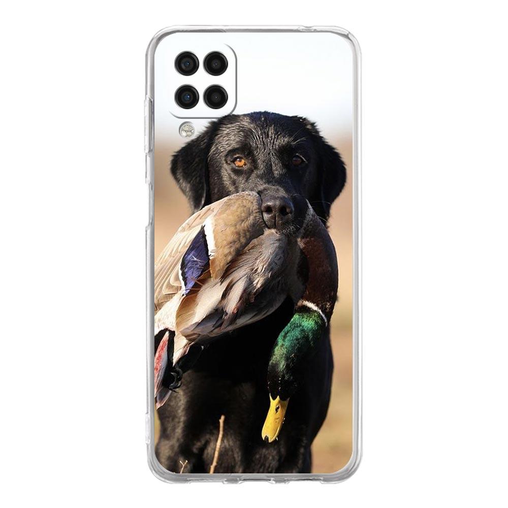 Чехол для телефона Samsung Galaxy A17 A13 A15 A25 A35 A51 A55 A71 A21S A11 A31 A41 A23 A53 A73 A32 5G A03S A05s Утка Охота