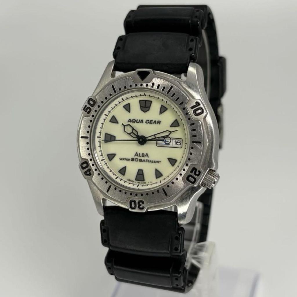 [USED] SEIKO Alba Quartz Diver's Watch Battery Replaced