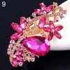 Waterdrop Flower Brooch Pin Rhinestone Crystal Brooches Bouquet Wedding Jewelry MIT