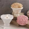 Rose Bouquet Storage Box Silicone Mold Gypsum Concrete Candle Vessel Container DIY Epoxy Resin Jewelry Box Casting Mould
