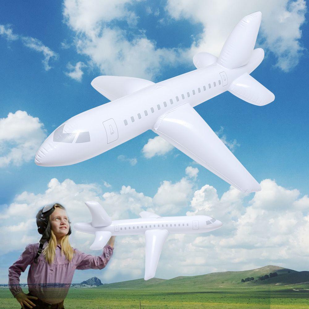 100cm Outdoor Fun Classic Toy Float Airplane Cartoon Plane Inflatable Airliner Aircraft Planes Toys