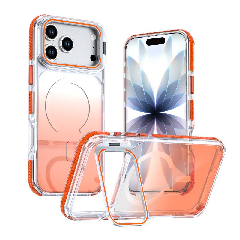 17 Подходит для iPhone16Promax второго поколения градиентная смена цвета 15 Apple 14 противоударный 13 чехол для мобильного телефона 12/11
