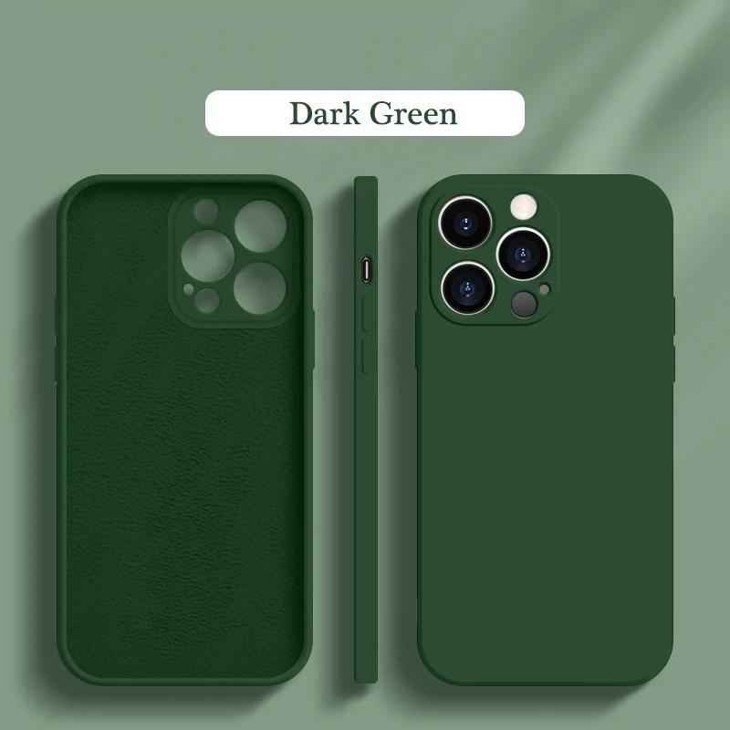 Роскошный официальный жидкий силиконовый чехол для телефона iPhone 16 15 14 13 11 12 Pro Max 16 Plus ультратонкий нескользящий чехол