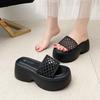 Fashion Spring/Summer 2025 Women Luxury Shoes Slipper Summer PU Leather Women's Sandal Casual Slides Outdoor Female Ms Flip Flops