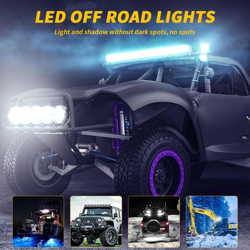 Светодиодные фары для бездорожья, фары для бездорожья, светодиодные фары для бездорожья, светодиодные фары для бездорожья, 2,5-дюймовые, мощные, яркие