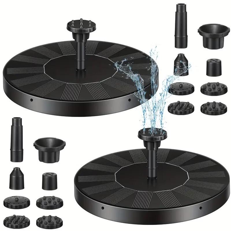 Solar Powered Floating Fountain