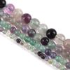 Натуральный камень красочный камень флюорита шарики 4 6 8 10 12ММ для изготовления ювелирных изделий