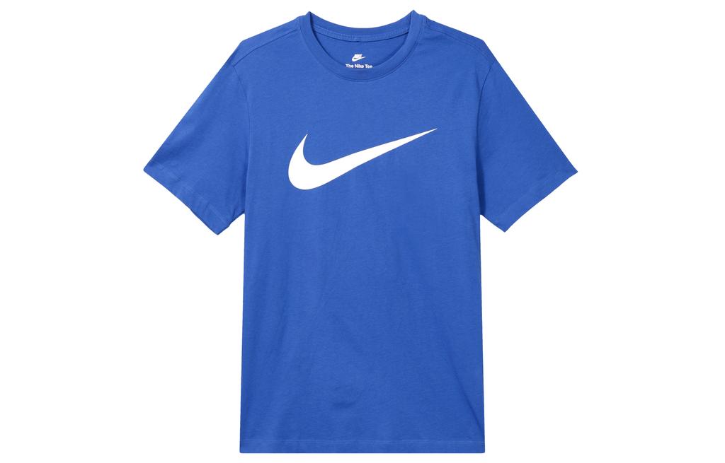 Nike T Shirts Men's Blue Crew Neck Moderate Straight Fit BV0628-480