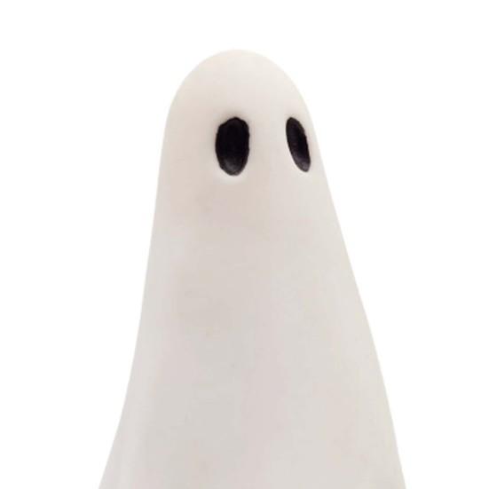 2 шт. Фигурка привидения на Хэллоуин, скульптура привидения из смолы, милая белая статуэтка привидения, центральные украшения для домашнего стола, мини-украшение привидения для кухонной полки, камина