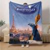 1 шт., Плед с постером из фильма «Рататуй» Disney Pixar, Декоративный домашний плед «Рататуй», Подарок для фанатов