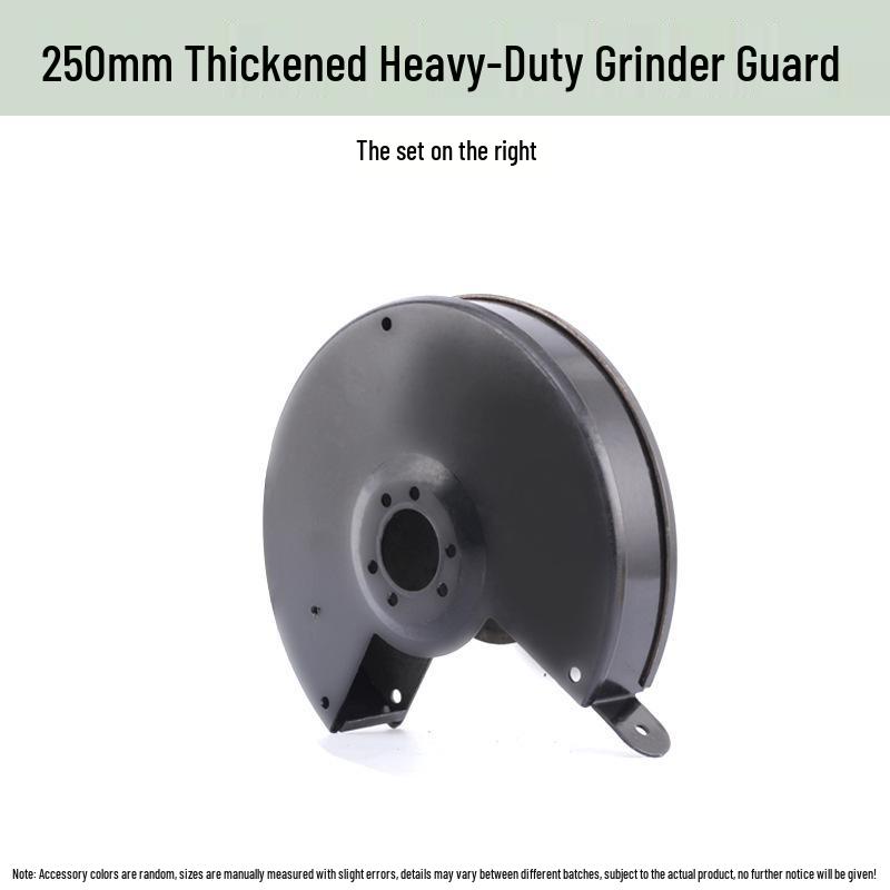 Bench Grinder Guard with Thickened Housing, 250mm Cover, and 200mm Safety Glass – West Lake Style.