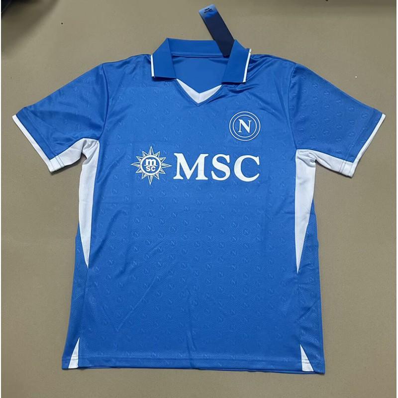 Napoli 2023-24 Home Away Goalkeeper Edition Champion Commemorative Soccer Jersey Cotton