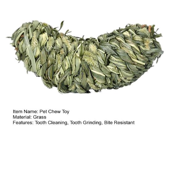 Жевательная игрушка для домашних животных в форме фруктов, натуральная трава, снимающая скуку, кролик, хомяк, шиншилла, морская свинка, белка, песчанка, игрушка для чистки зубов, товары для домашних животных