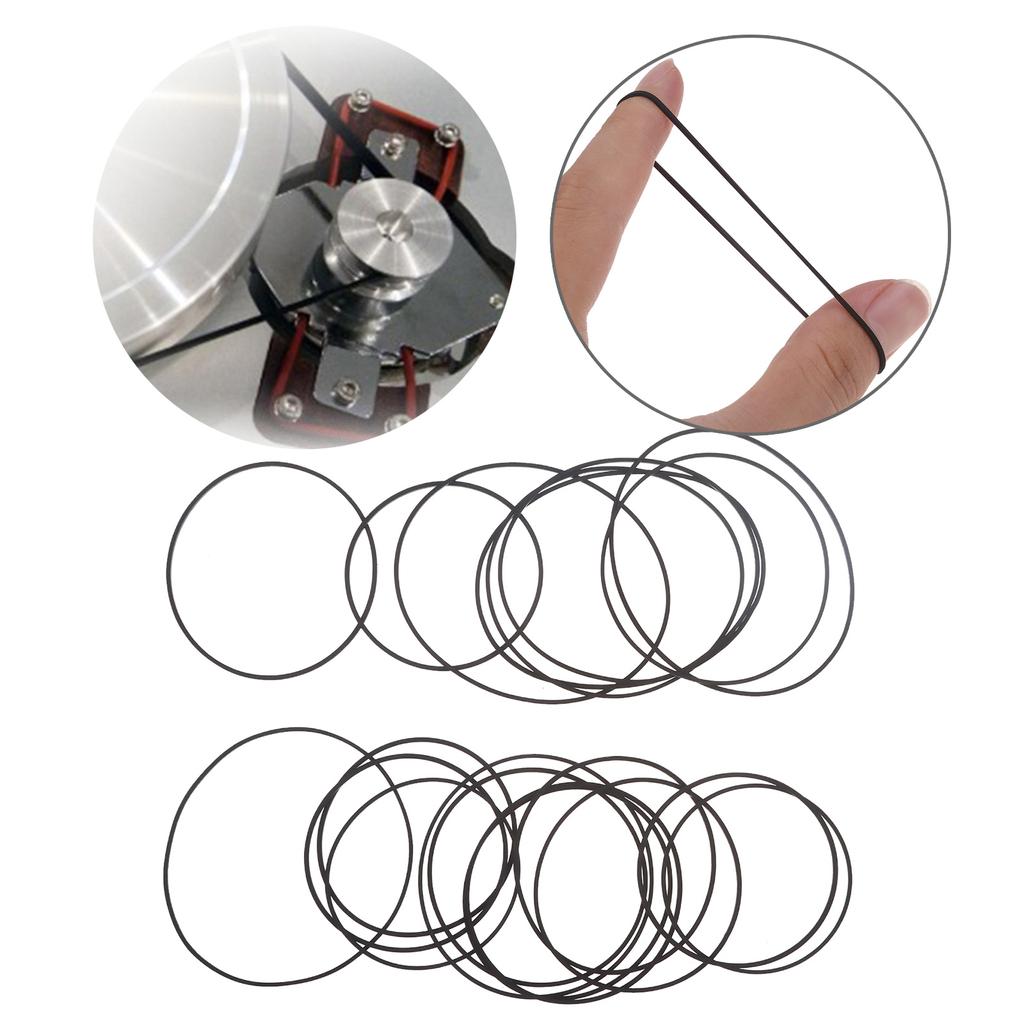 20шт. 70-100 мм микс кассетный ленточный приводной ремень новый ассорти общий ремень для рекордеров DVD привод