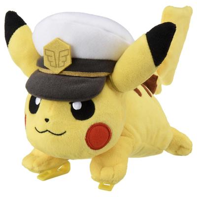 TAKARA TOMY Плюшевая игрушка Покемон Капитан Пикачу