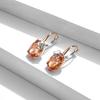 Valentines Day Gift Crystal Big Stone Drop Earrings Fashion Elegant Party Jewelry