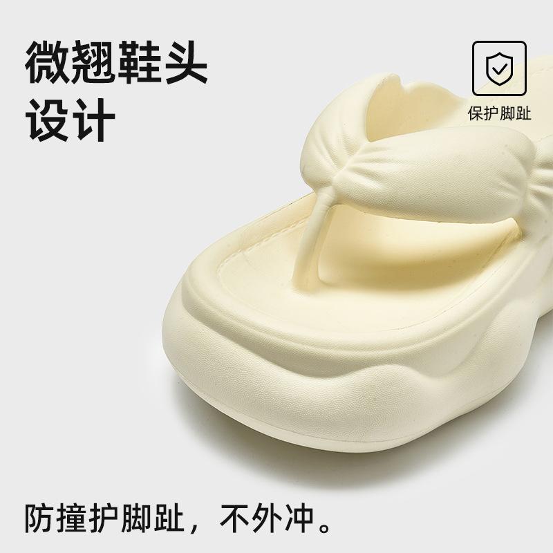 Толстоподошвенные шлепанцы с увеличением роста для женской летней новой моды, нескользящие тапочки для улицы, домашние бесплатные холодные тапочки для помещений