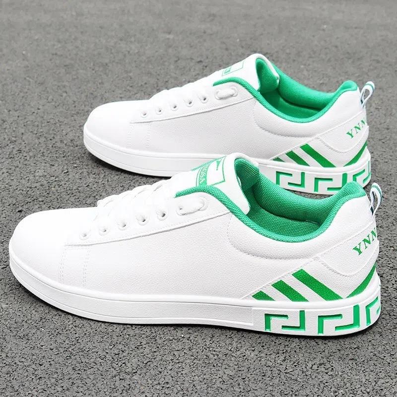 Men's Shoes 2025 Spring Waterproof Little White Shoes Korean Version of Sports and Leisure Shoes Korean Version of Trendy Versatile Non-slip Board Sh