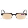 Fashionable 2PCS New High Quality Half-Rim Reading Glasses Men ladies Crystal Glass Lens Presbyopia Glasses with Grade +1.0 +1.5 +2.0To +4.0