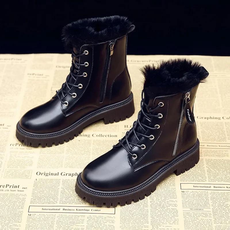 Модные белые ботинки на платформе Готическая панк-обувь Женские зимние кожаные ботильоны Женские дизайнерские ботильоны Модные ботинки Женские