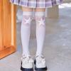 Весенне-летние детские чулки, детские бархатные гольфы, белые чулки для девочек, школьные носки, чулки, толстые бедра