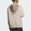 Adidas Толстовка с капюшоном Originals Trefoil Sportswear с логотипом в виде буквы, женские топы светло-коричневого цвета IW9412