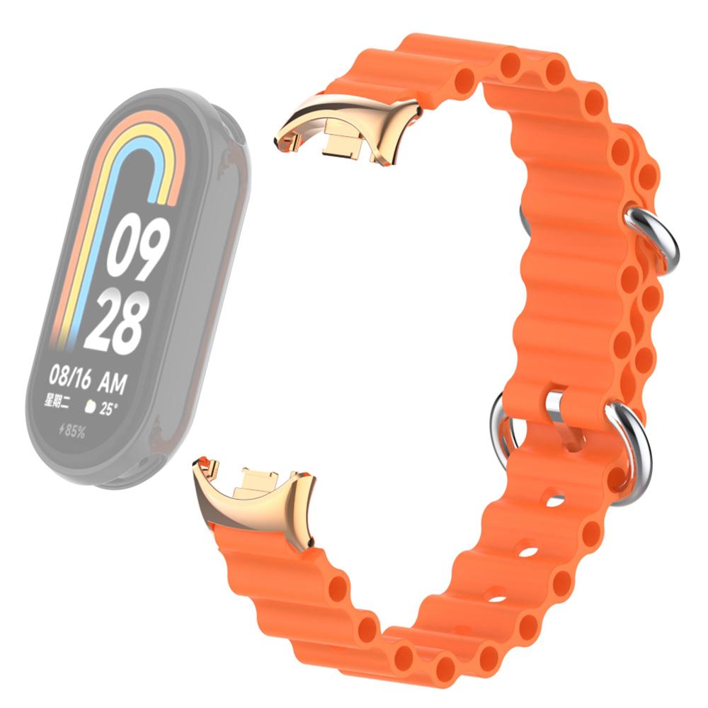 For Xiaomi Smart Band 9 NFC/9/8 NFC/8 Ocean Band Adjustable Loop Sport Watch Strap with Connector