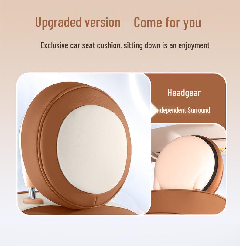 ORA Ballet Cat Cartoon Seat Cushion: All-Season, Full-Wrap Car Seat Cover In Special Leather.