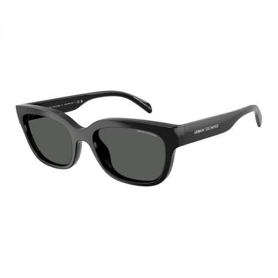 Emporio Armani Солнцезащитные очки квадратной формы с логотипом сбоку, унисекс, парные, черные