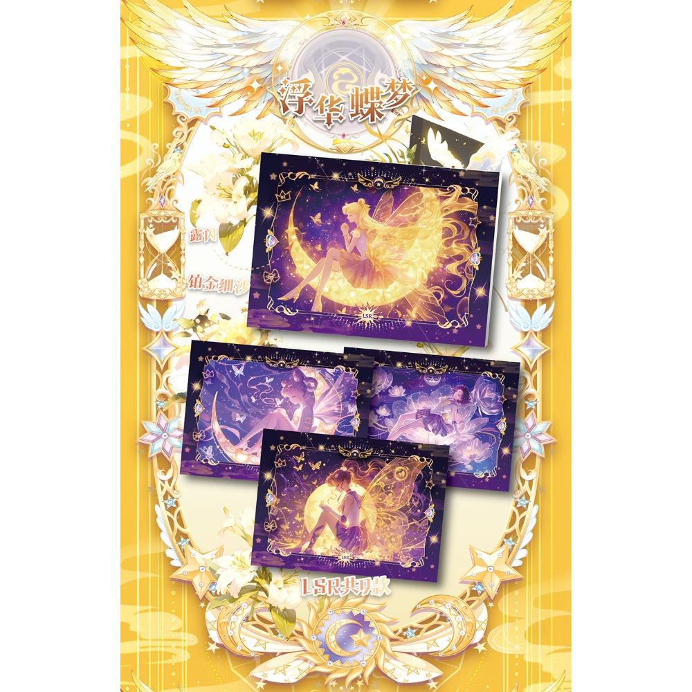 Anime Sailor Moon Collection Cards Magical Girls Gorgeous Exquisite Limited Edition Diamond Enamel Cards Gifts Loved By Friends