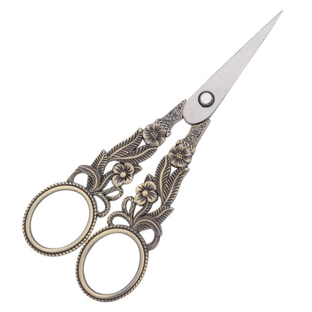 Винтажные ножницы, ножницы для вышивания, швейные принадлежности, прочные ножницы из нержавеющей стали, портновские ножницы, инструмент