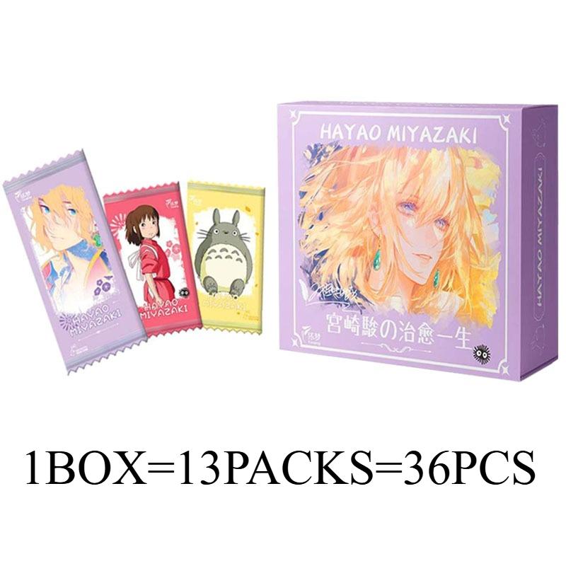 Genuine Hayao Miyazaki Anime Collection Card Chihiro and Chihiro Haal Mobile Castle Card Children Toys Christmas Gift