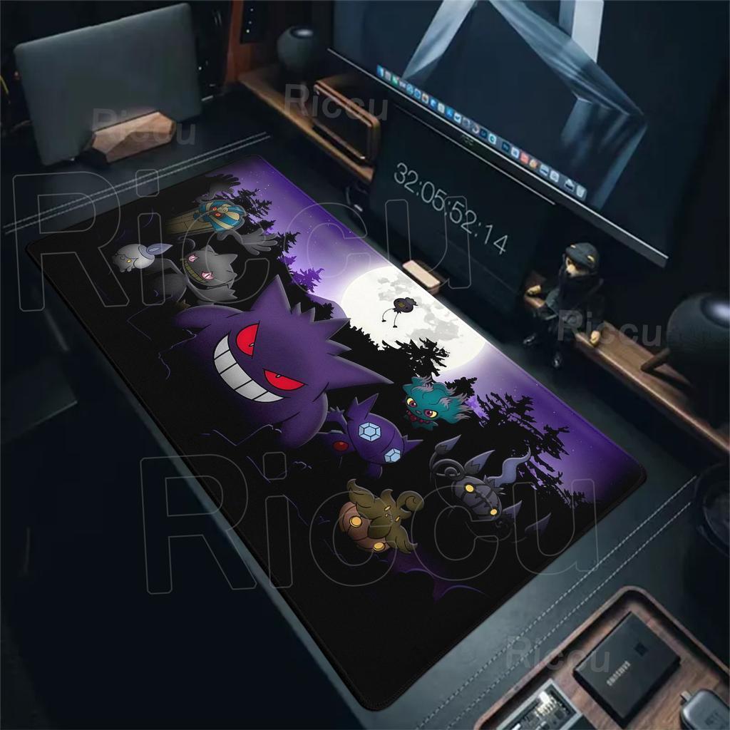 Anime Mousepad G-gengar Computer Laptop Keyboard Mouse Pad Gamer Accessories Decoracion Desk Mat Pokemon Large Gaming Mousemat
