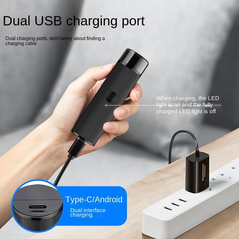 Мини-электробритва для мужчин, портативная, автомобильная, дорожная, перезаряжаемая, бритва для профессионального удаления волос, ухода за лицом и телом