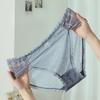Large Size Sexy Lace Panties Bow Ice Silk Mesh Women’s Panties
