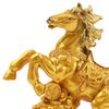 Смоляная статуэтка стоящей лошади, Знак зодиака, Благословение, Сувенир, Фэн-шуй, Украшение года Лошади для дома, комнаты, офиса