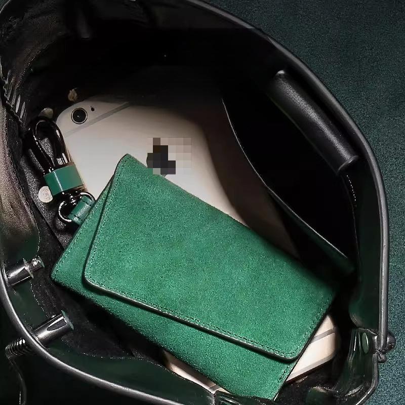 Новый кожаный брелок для ключей Мужской Женский Держатель для ключей Органайзер Чехол Большой вместимости Кошелек для ключей от машины Ключница Мини сумка для карт