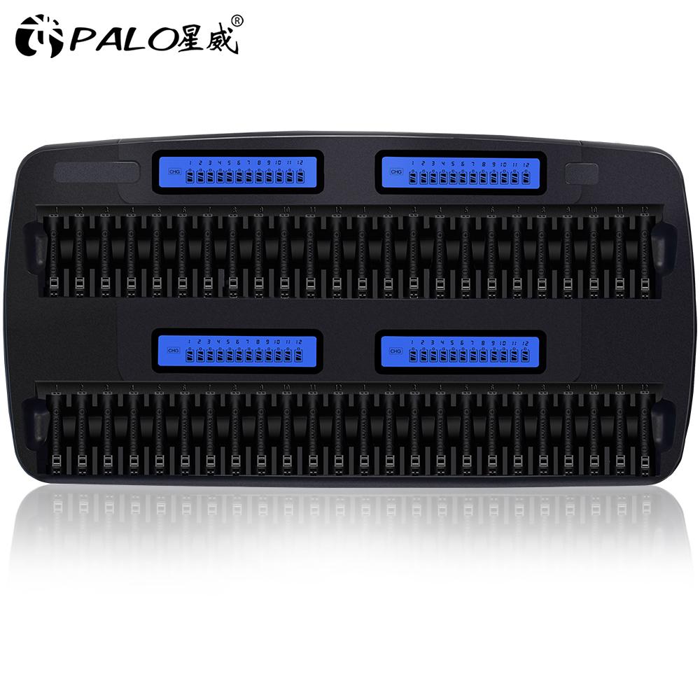 Интеллектуальное зарядное устройство с ЖК-дисплеем для батарей типа AA AAA 1,2 В, быстрое зарядное устройство для Ni-MH аккумуляторов типа AA AAA