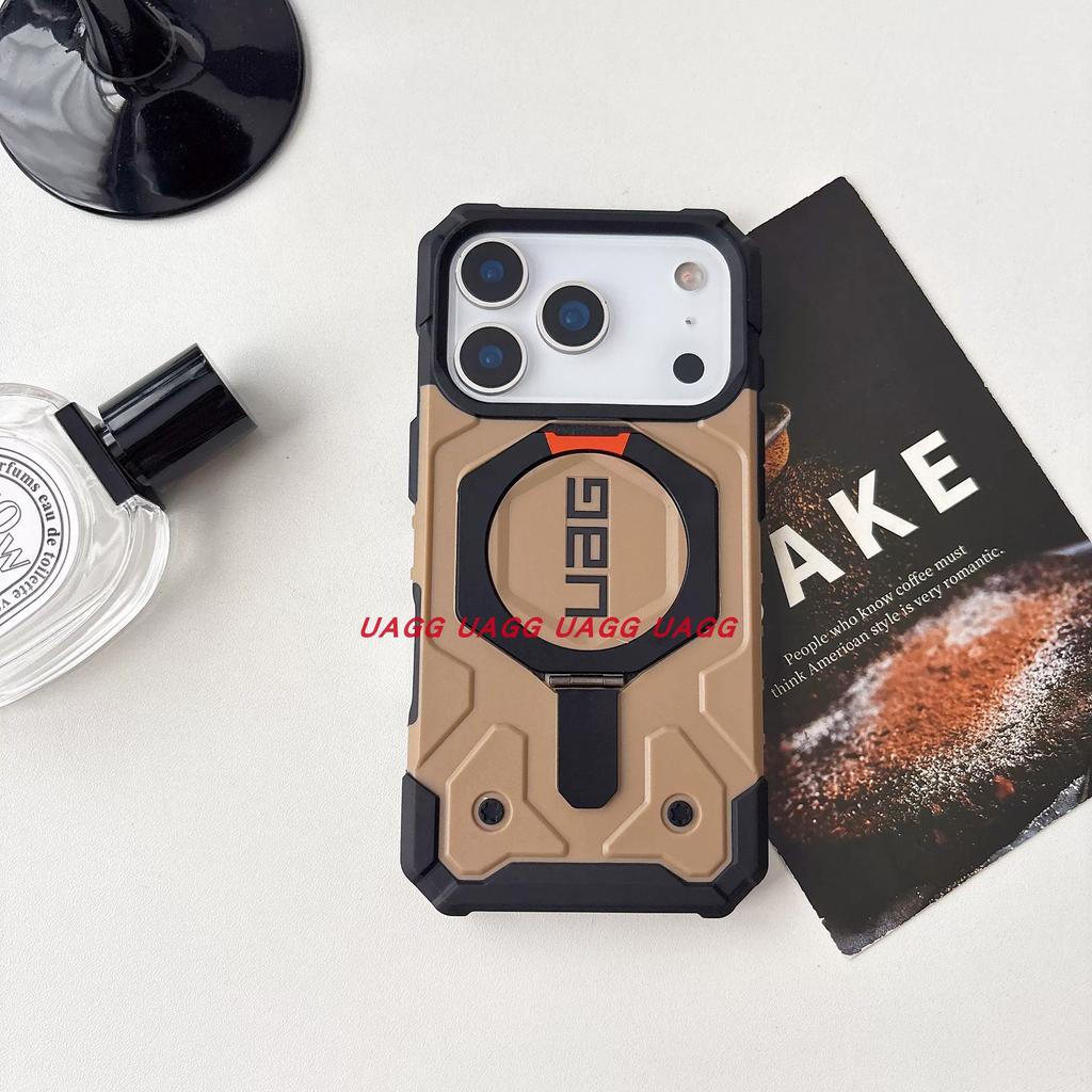 Серия U Гражданский метеорит UAG Броня для IPhone 17 Pro Max 16 15 14 Подставка Магнитный чехол для MagSafe Зарядки Ударопрочный Противоскользящий Защитный чехол