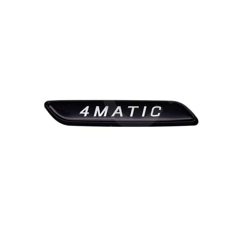 2Pcs 3D ABS 4Matic 4 Matic+ Letter Word Emblem 4Matic Car Fender Logo Stickers Rear Trunk Tailgate Decals Badge Car Accessories