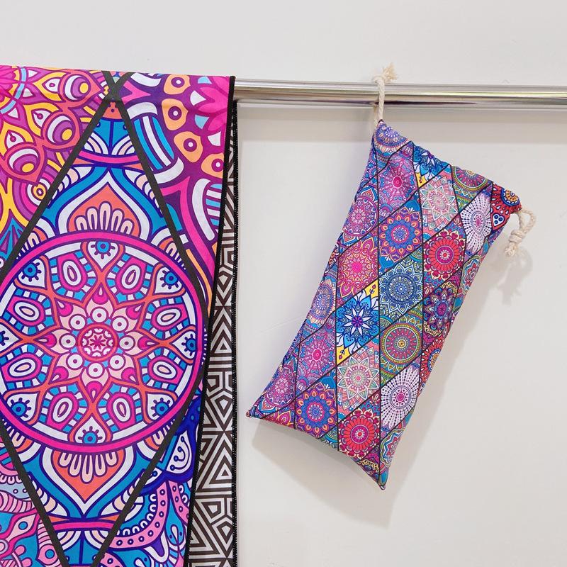 2025 Пляжное полотенце на шнурке и быстросохнущая сумка для банного полотенца