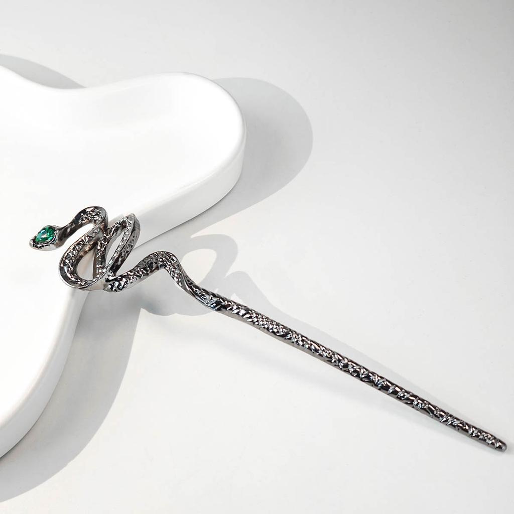 Национальный стиль Новая китайская заколка для волос Жидкий металл Бабочка Заколка Полумесяц Набор Бриллианты Винтаж Бамбуковые сочленения Кисточка Заколка для волос Прическа Заколка