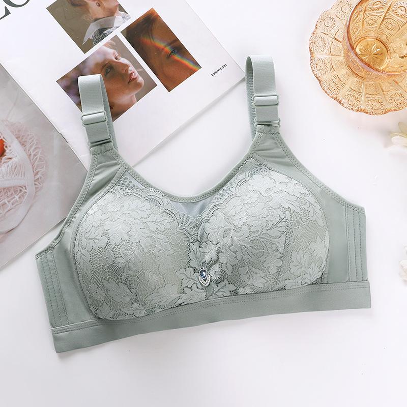 Женский регулируемый бюстгальтер без стального кольца со сборками из кружева, коллекция, топ на бретелях, женское нижнее белье