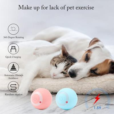 Умная игрушка для кошек Gravity Smart Rolling Ball Крытая интерактивная игрушка для кошек Автоматическая спортивная игрушка для домашних животных Игрушка для кошек Автоматическая игрушка для кошек