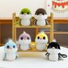 New Cute Little Tit Doll Pendant Keychain Colored Bird Plush Toy Schoolbag Keychain