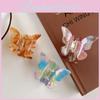 Beautiful And Trendy Butterfly Hair Claw Clip In Eye-catching Shades For Girls
