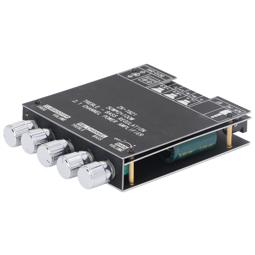 Модуль усилителя мощности звука 2.1 канала BT DIY беспроводной динамик цифровая плата усилителя мощности