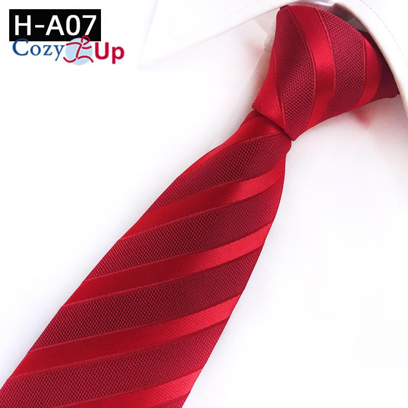 Cozy Up Красный галстук для мужчин с винтажным принтом 146x8x3,5 см, праздничный свадебный галстук