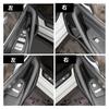 Car Interior Door Handles Cover For BMW 5 Series G30 G38 530li ABS Carbon Left Right Inner Doors Panel Handle Pull Carrier Trim